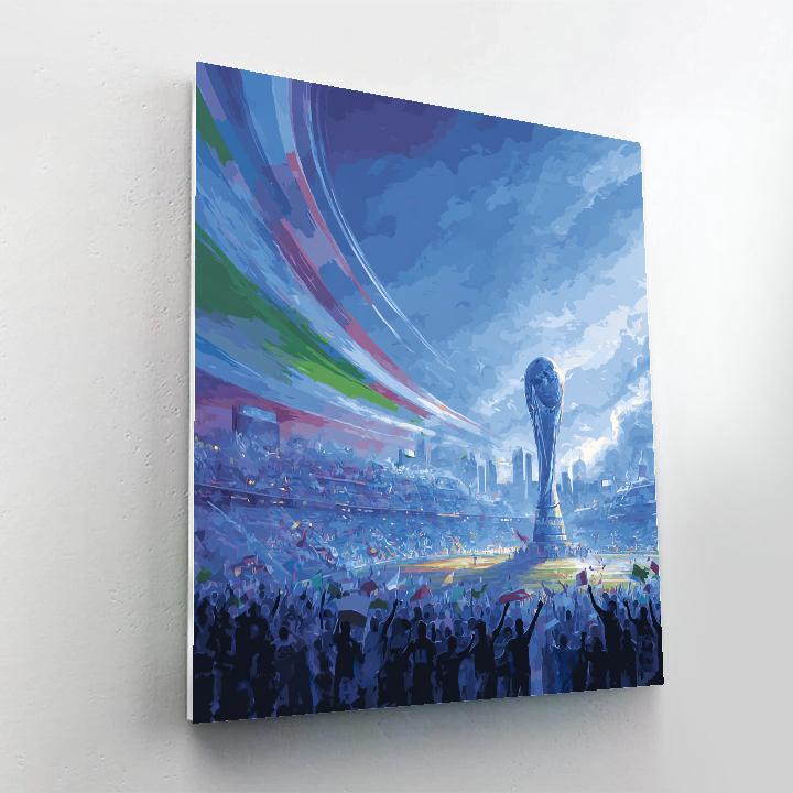 Uzbekistan Fifa 2026 Dawn paint by number