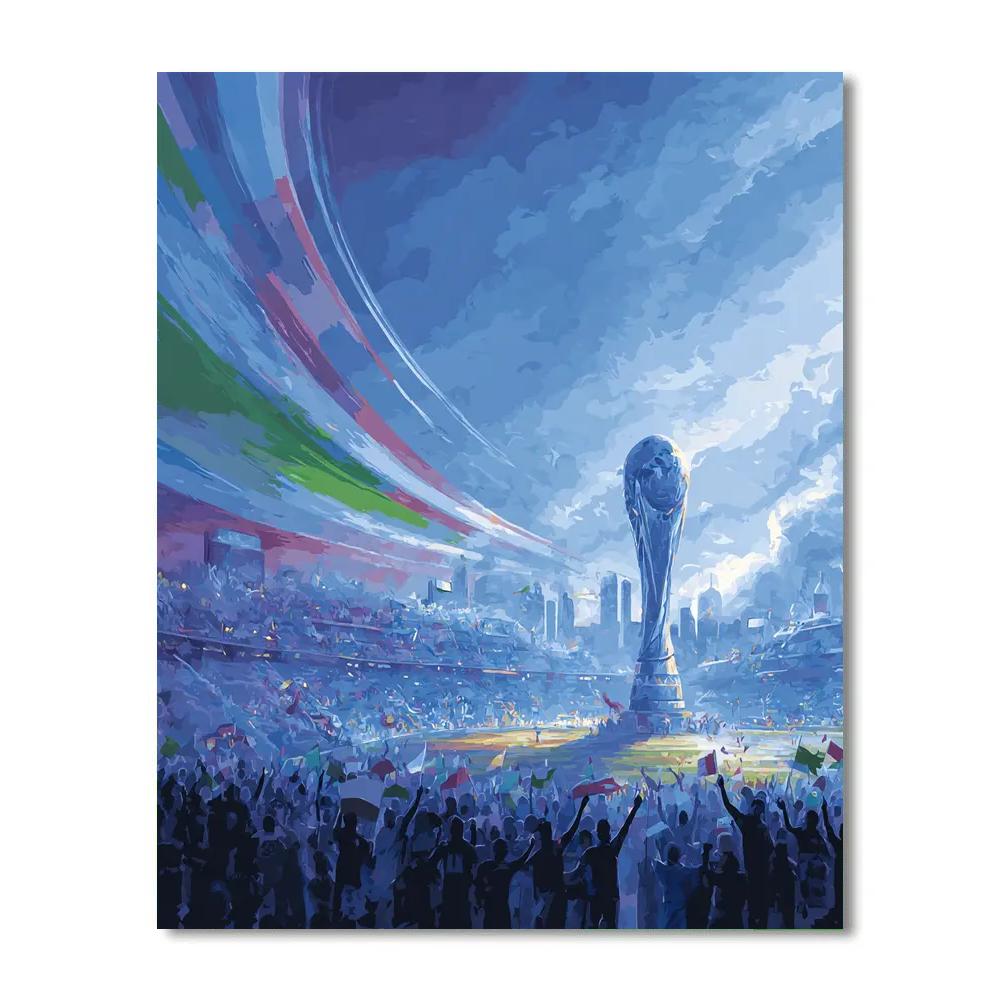 Uzbekistan Fifa 2026 Dawn paint by number
