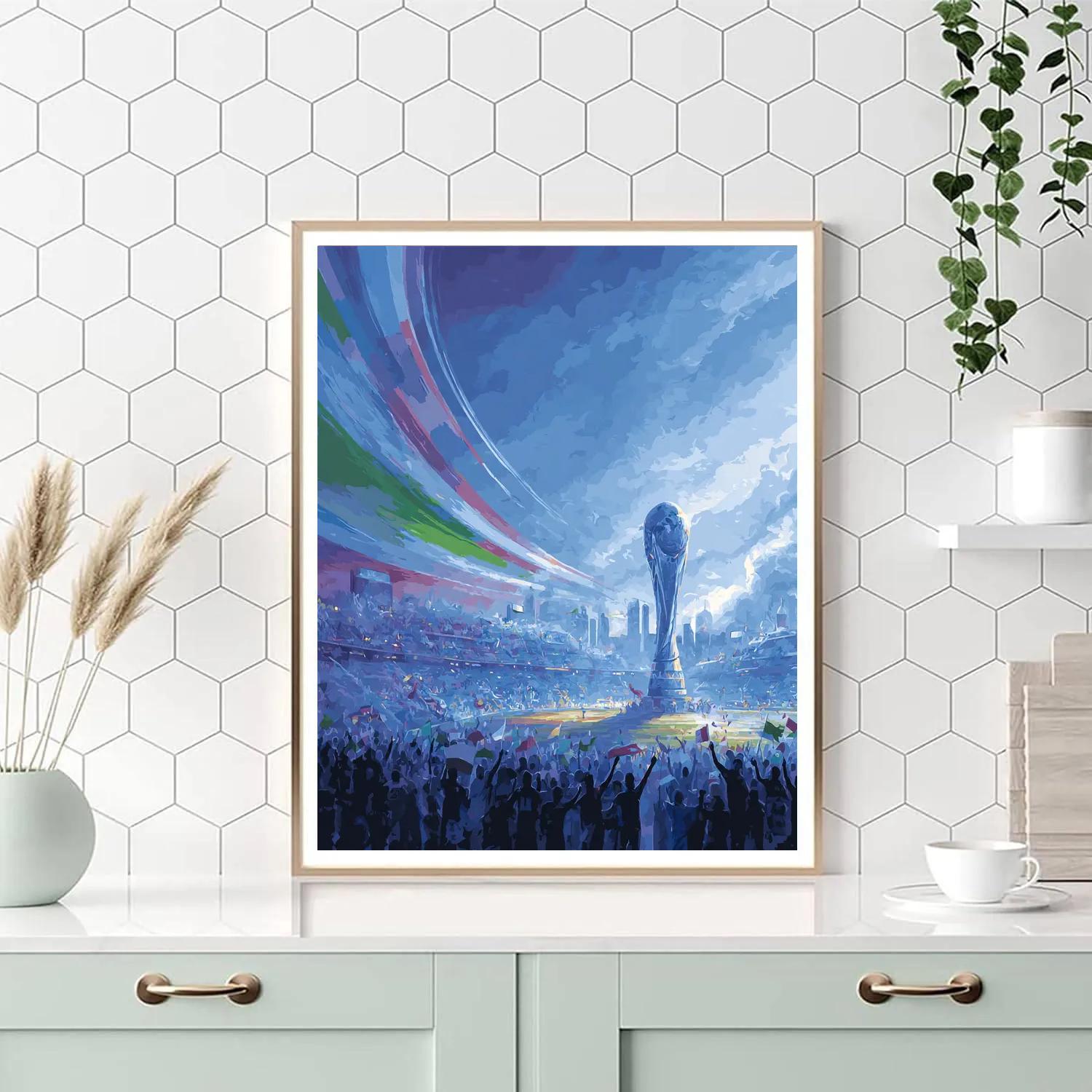 Uzbekistan Fifa 2026 Dawn paint by number
