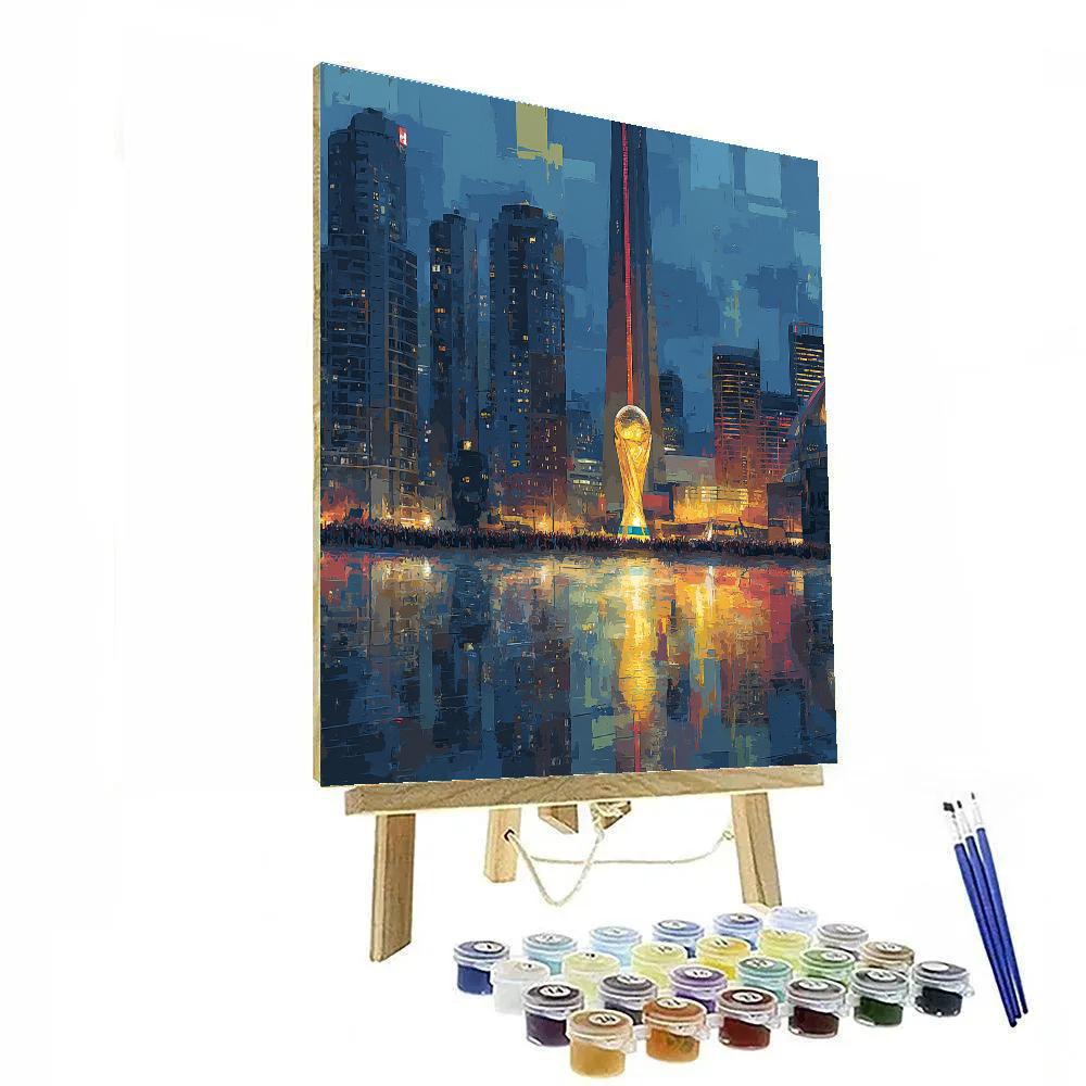 Toronto Fifa 2026 Glow Painting by numbers kit