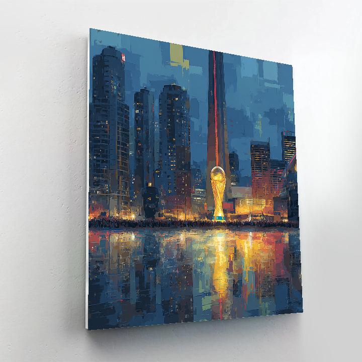 Toronto Fifa 2026 Glow Painting by numbers kit