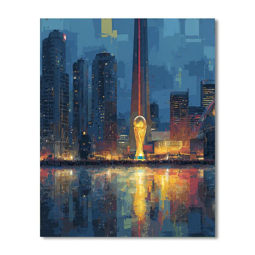 Toronto Fifa 2026 Glow Painting by numbers kit