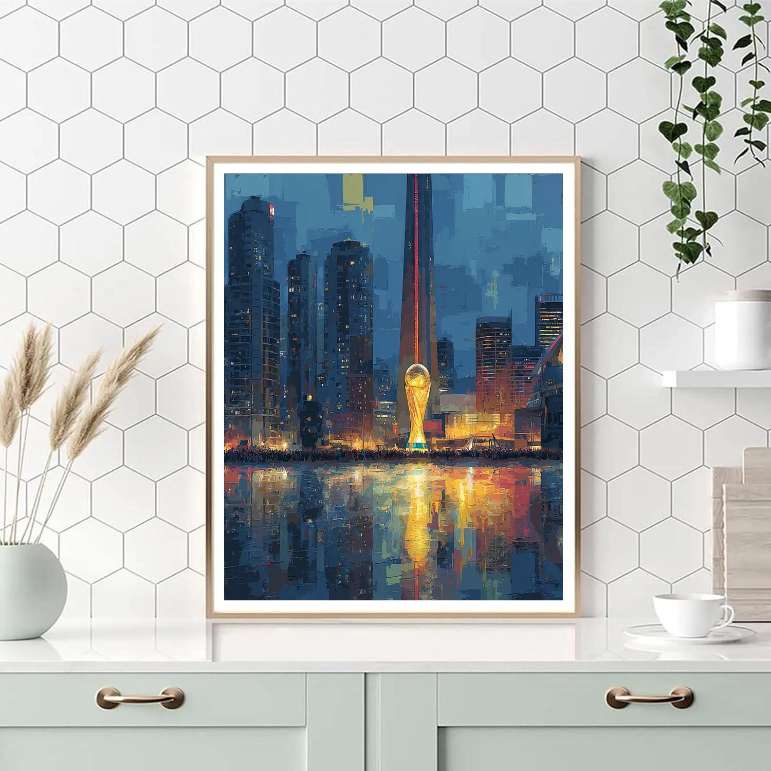 Toronto Fifa 2026 Glow Painting by numbers kit