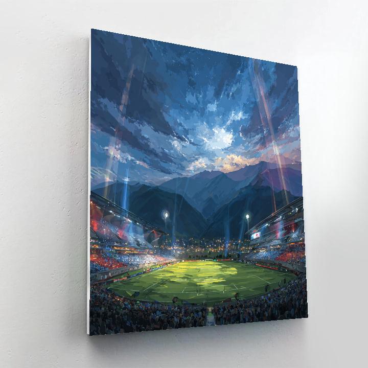 Monterrey Fifa 2026 Lights Painting by numbers kit