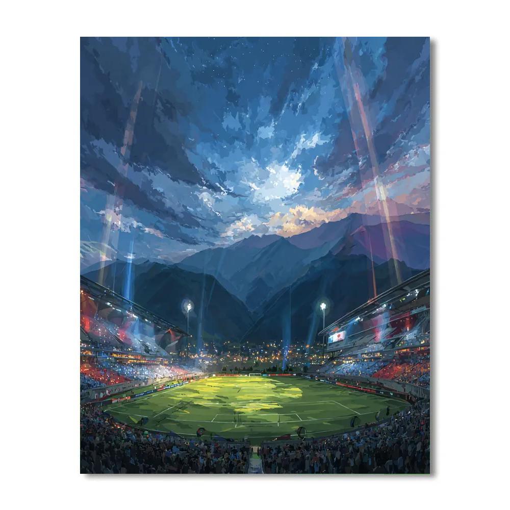 Monterrey Fifa 2026 Lights Painting by numbers kit