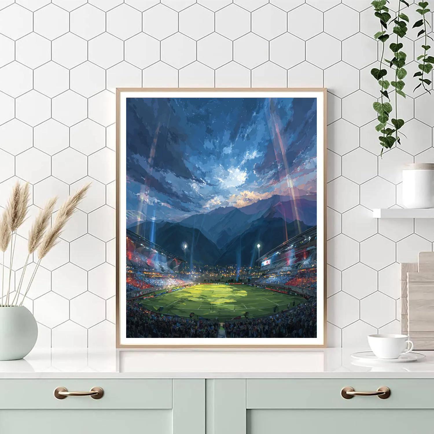 Monterrey Fifa 2026 Lights Painting by numbers kit