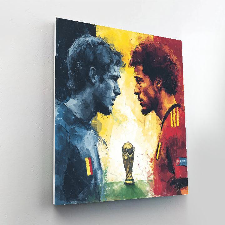 Fifa 2026 Belgium Vs Egypt paint by number