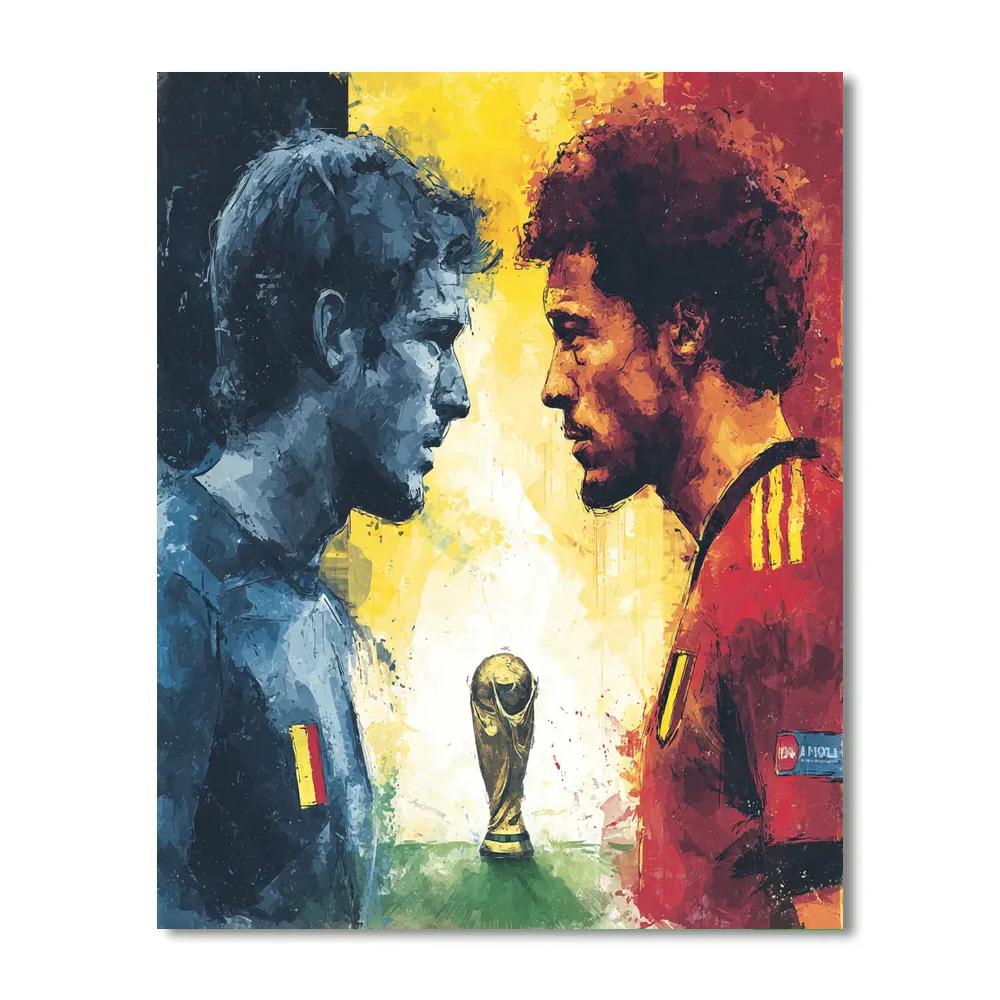 Fifa 2026 Belgium Vs Egypt paint by number
