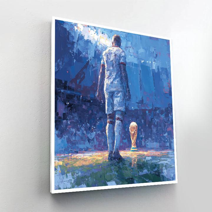 Fifa 2026 Haaland Ice Number painting