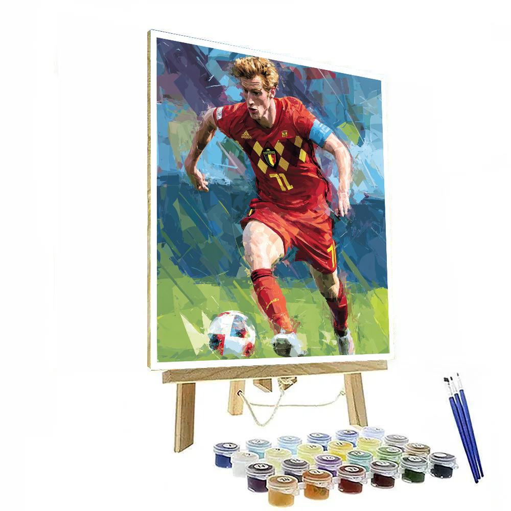 Fifa 2026 De Bruyne Vision Paint by numbers art