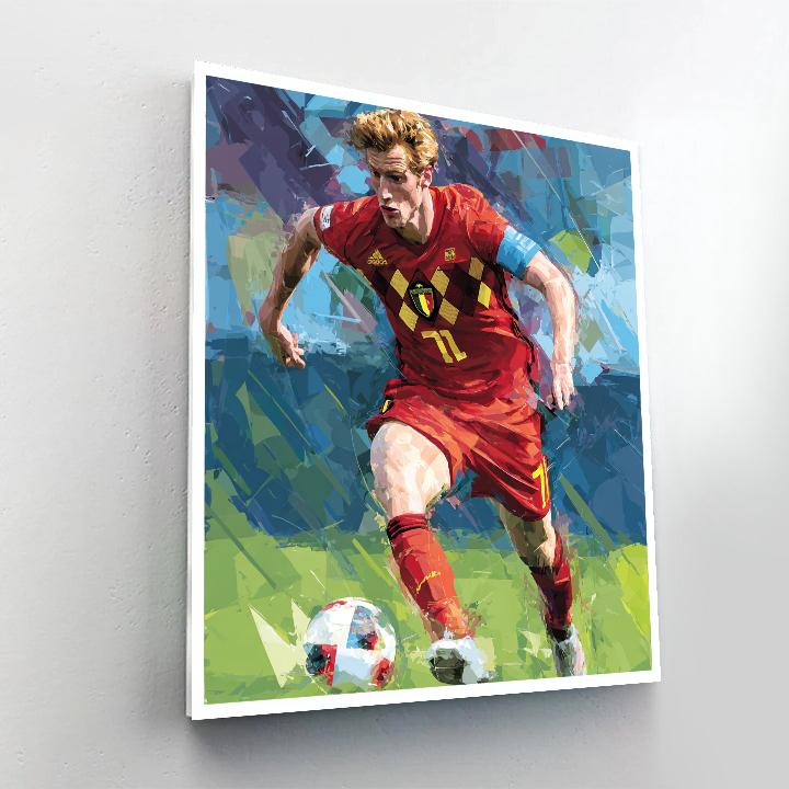 Fifa 2026 De Bruyne Vision Paint by numbers art