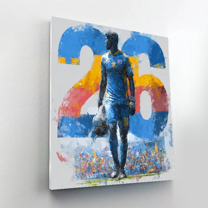 Cabo Verde Fifa 2026 Breeze paint by number