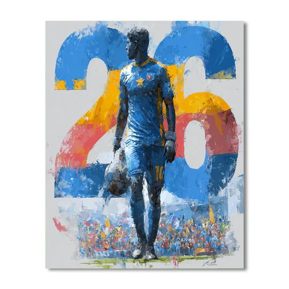 Cabo Verde Fifa 2026 Breeze paint by number