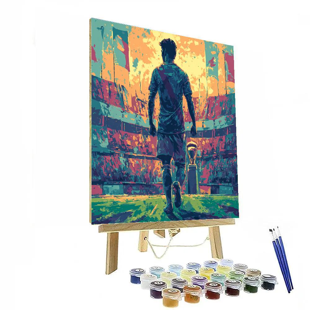Uzbekistan Fifa 2026 Dawn painting number kit