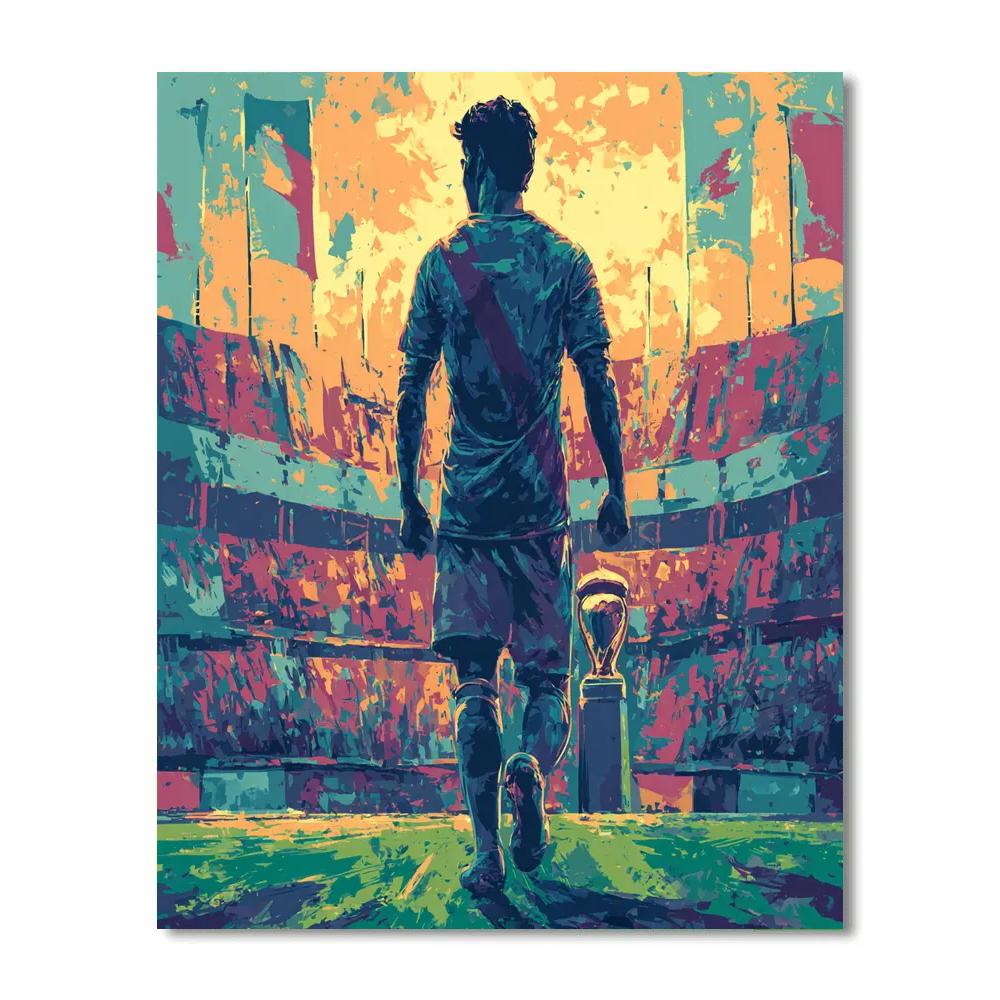 Uzbekistan Fifa 2026 Dawn painting number kit