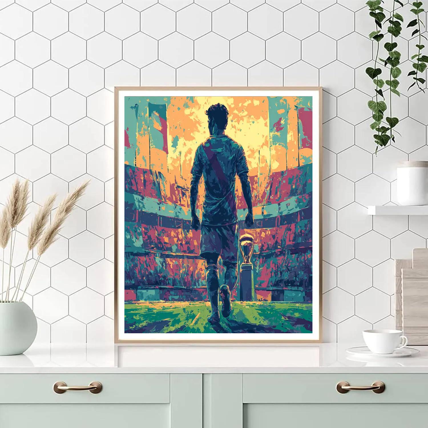 Uzbekistan Fifa 2026 Dawn painting number kit