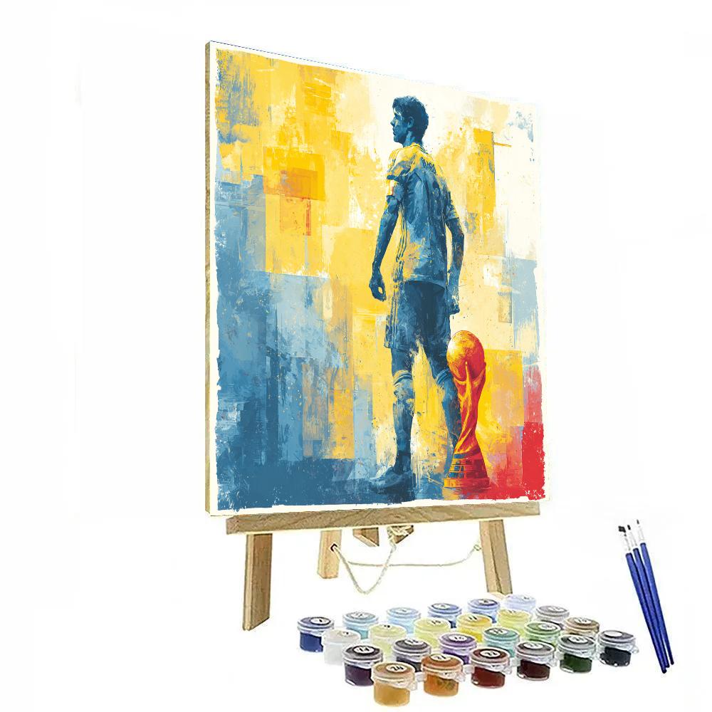 Ecuador Fifa 2026 Sun Number painting