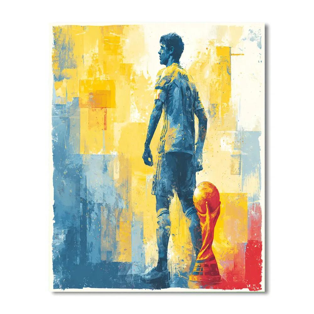 Ecuador Fifa 2026 Sun Number painting