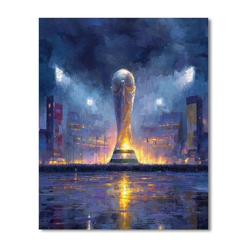 Seattle Fifa 2026 Rainlight Paint by numbers kits