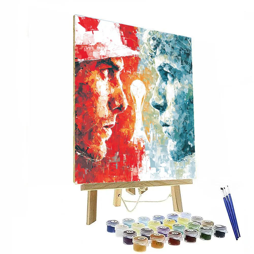 Fifa 2026 Canada Vs Switzerland DIY paint by numbers
