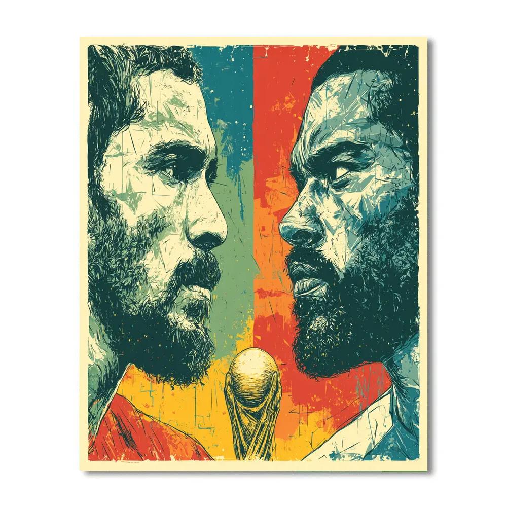 Fifa 2026 Portugal Vs Colombia Paint by numbers kits