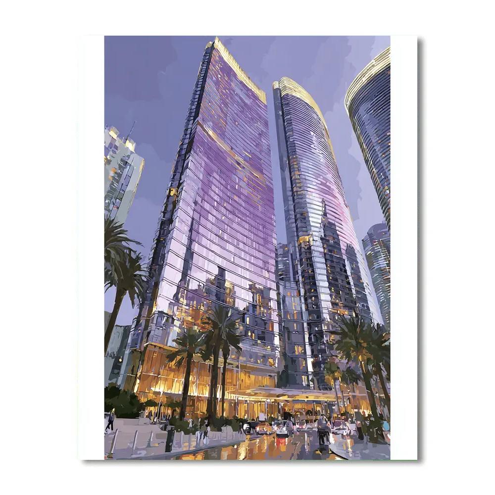 The Wave At Vdara In Las Vegas United States DIY paint by numbers