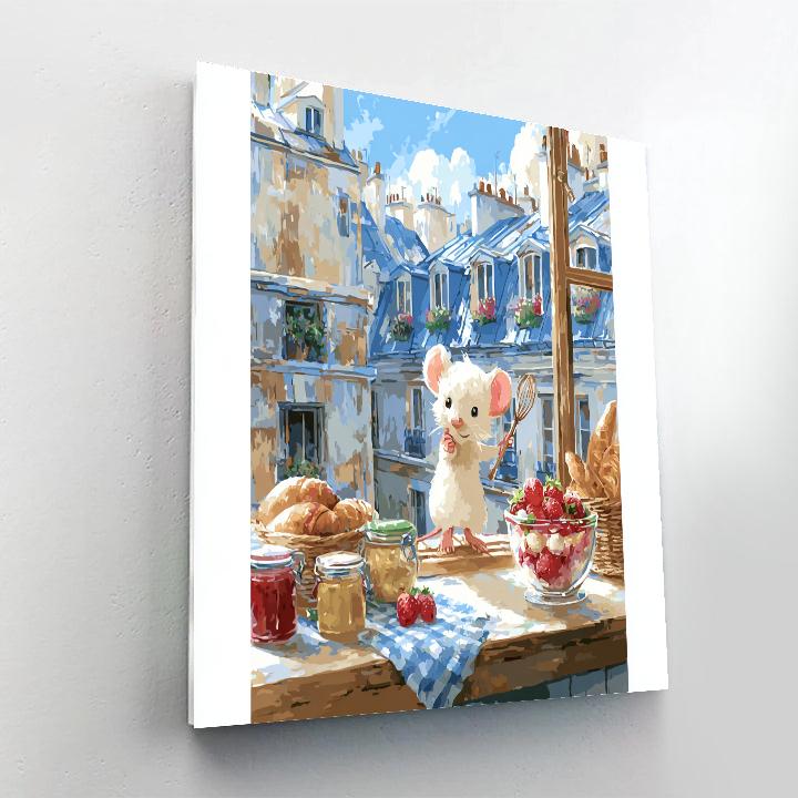 Remy Bakery Morning Disney Inspired Painting by numbers kit