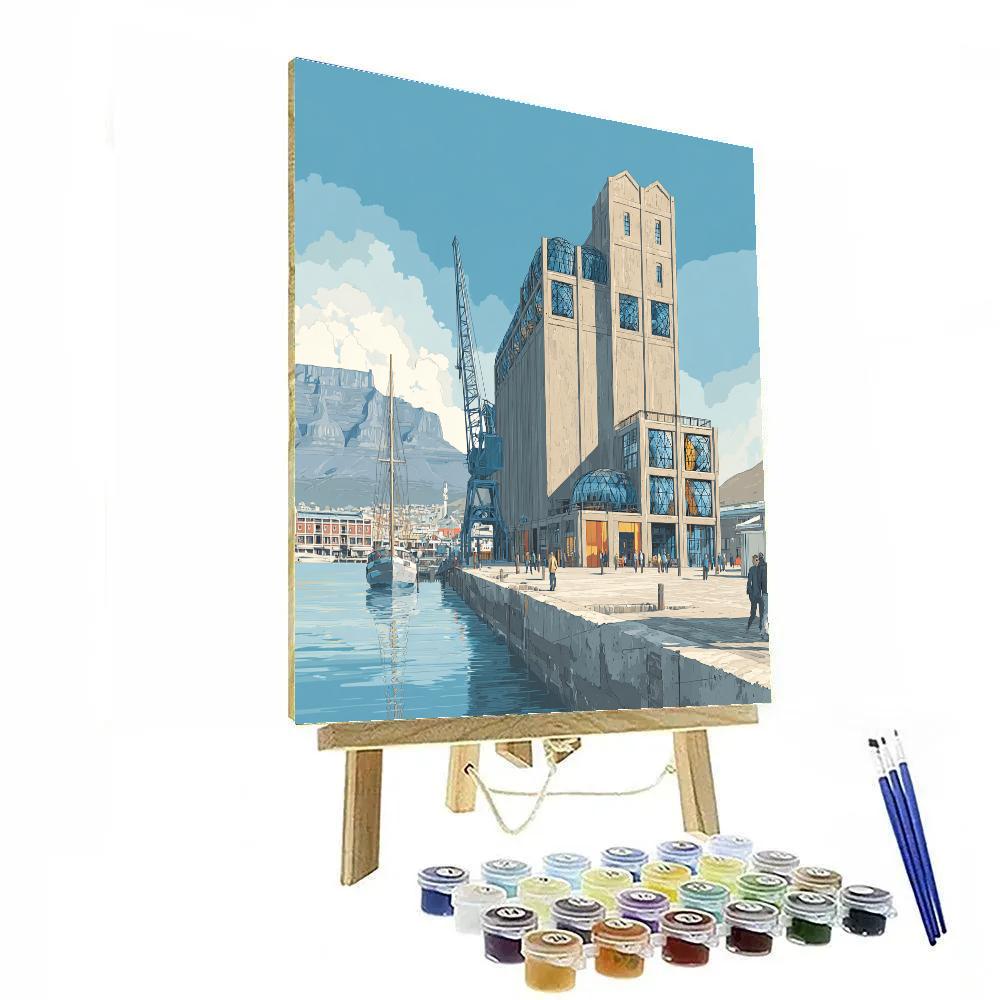 Zeitz Museum Waterfront Facade Cape Town South Africa paint by numbers