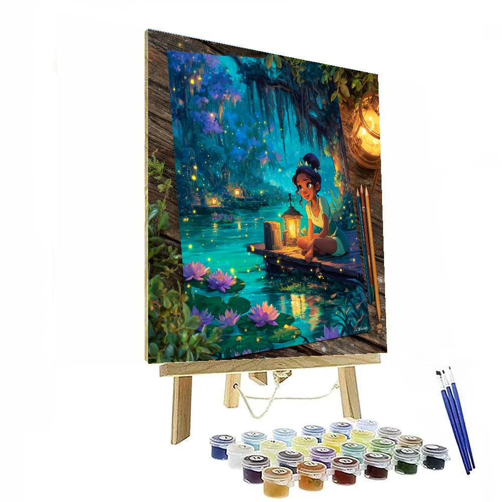 Tiana Firefly Bayou Wish Disney Inspired Paint by numbers kits [AI-97a19c62-4e70d2484c36]
