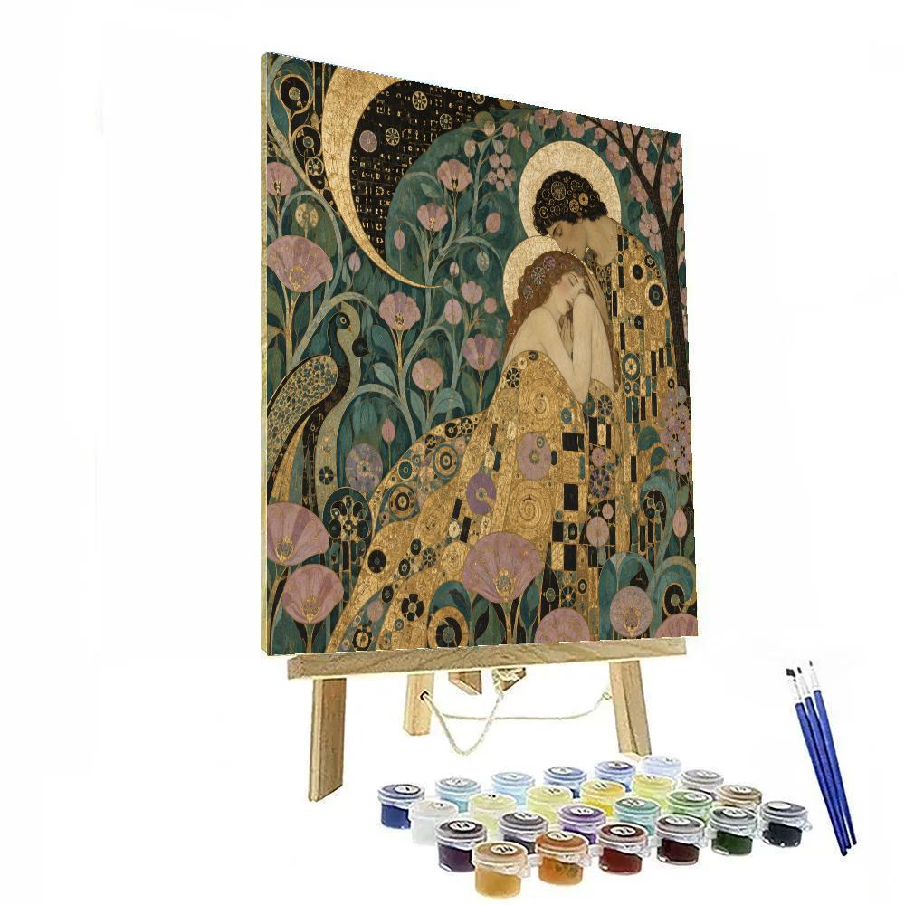 Gustav Opal Garden Embrace paint by number [AI-adeccb37-eec830e224ec]