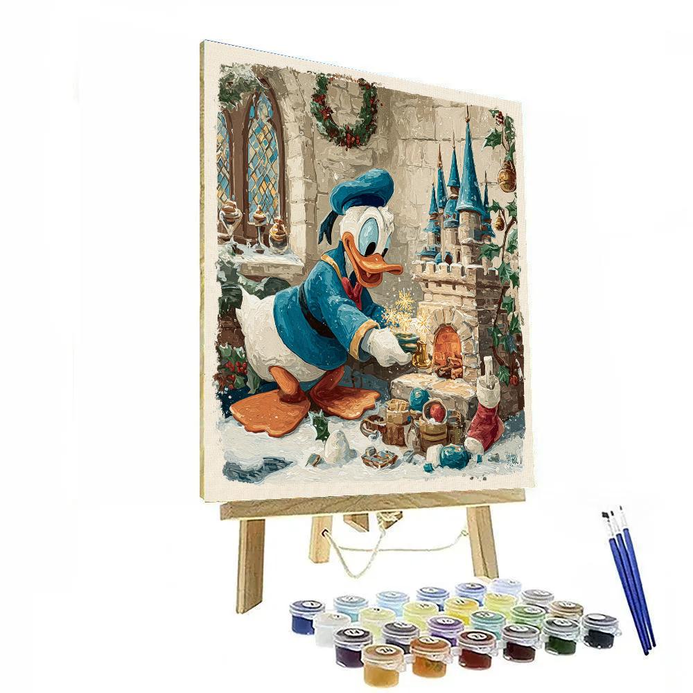 Donald Duck Snowflake Bell Foundry DIY paint by numbers [AI-8d9ba177-66e51d8d4fdc]