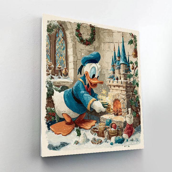 Donald Duck Snowflake Bell Foundry DIY paint by numbers [AI-8d9ba177-def46c3b0632]