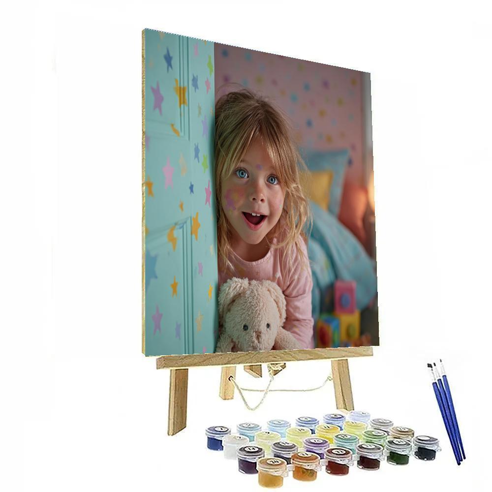 Boo Monster Doorway Giggle Disney Inspired Number painting [AI-31e1075c-556200547a6c]