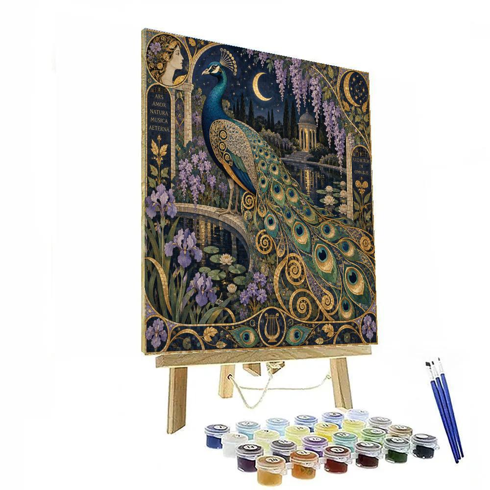 Gustav Peacock Sonata Number painting [AI-09941c35-ad1abe7ad423]