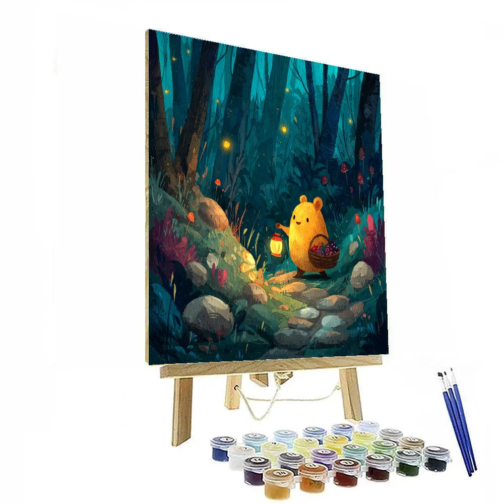 Gurgi Forest Lantern Snack Quest Disney Inspired painting number kit [AI-d82c011f-df2f7e87ce11]