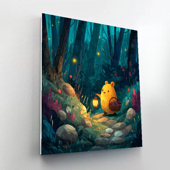 Gurgi Forest Lantern Snack Quest Disney Inspired painting number kit [AI-d82c011f-1044e5a316e1]