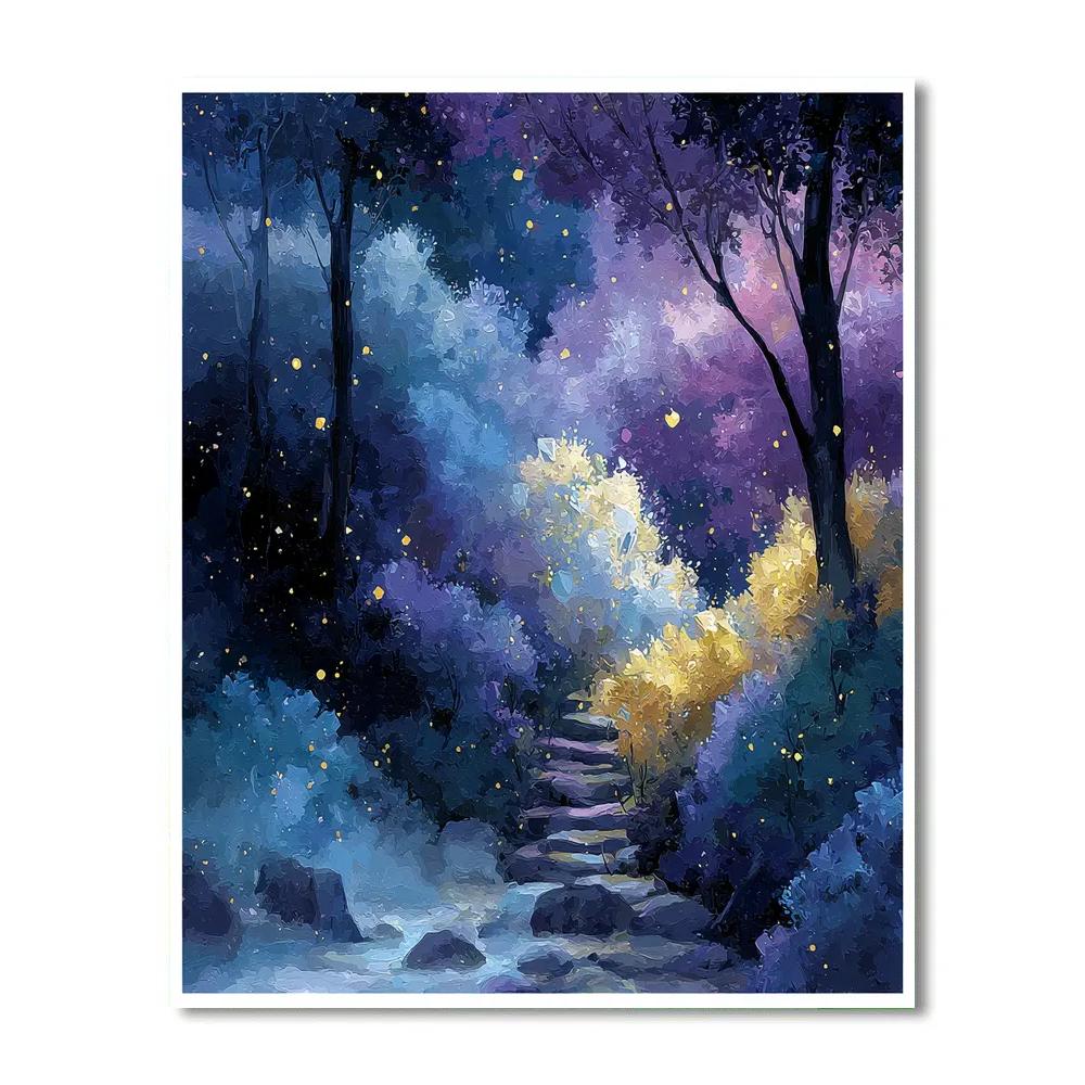 Odilon Redon Inspired Dreaming Crystal Forest paint by numbers [AI-b733971e-38fe0dc25b7e]