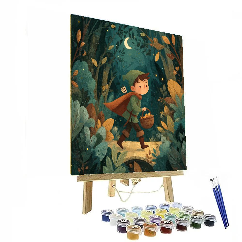 Robin Hood Sherwood Moonberry Trail Disney Inspired Paint by numbers kits [AI-1438e021-fe0c3e4017e3]