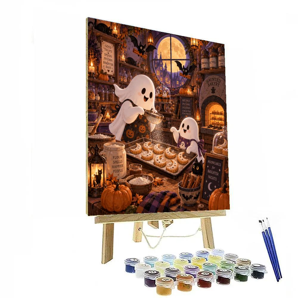 Halloween Mooncake Bakery Number painting [AI-707e0631-446be6a0a9d7]