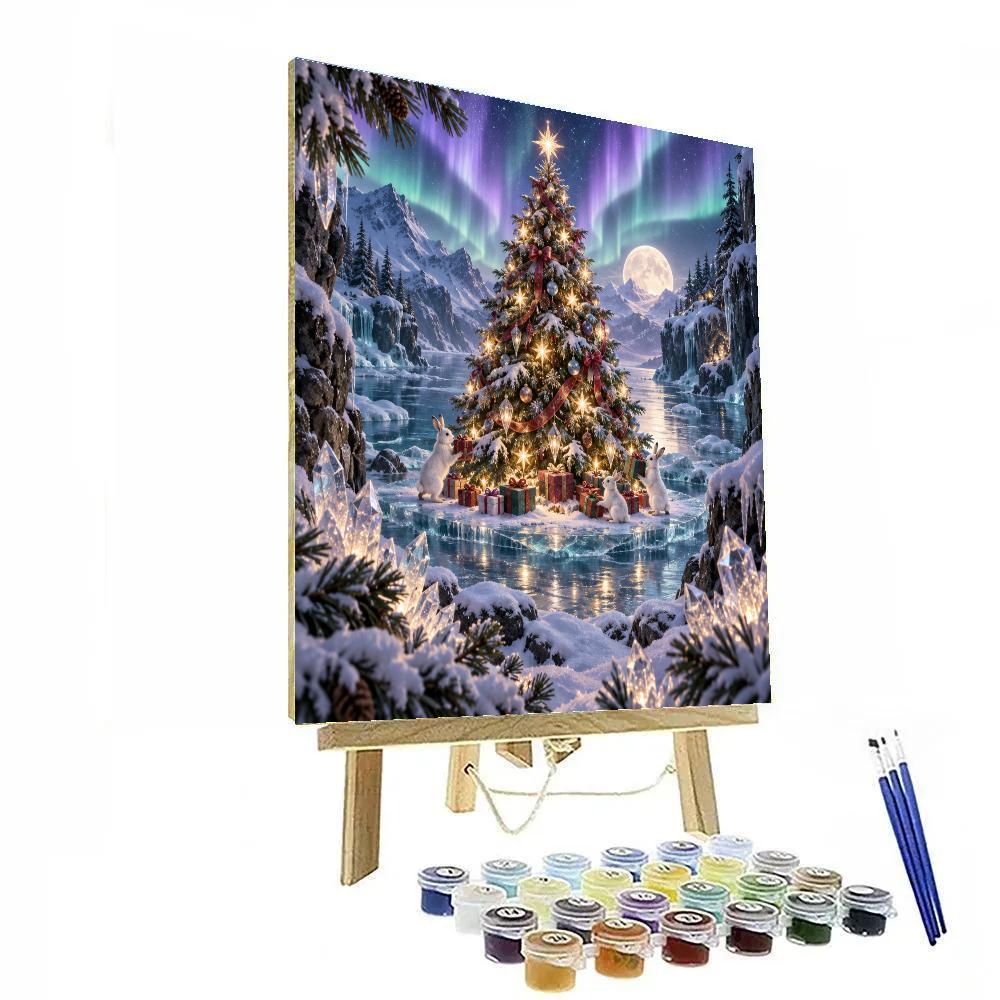 The Velvet Aurora Gift Tree Cove painting number kit [AI-53c55464-f118ec4069a3]