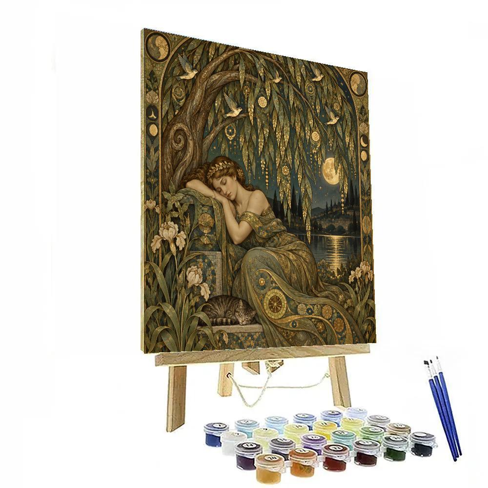 Gustav Bronze Willow Dream paint by color [AI-40ccfcb8-ec56081d3d23]
