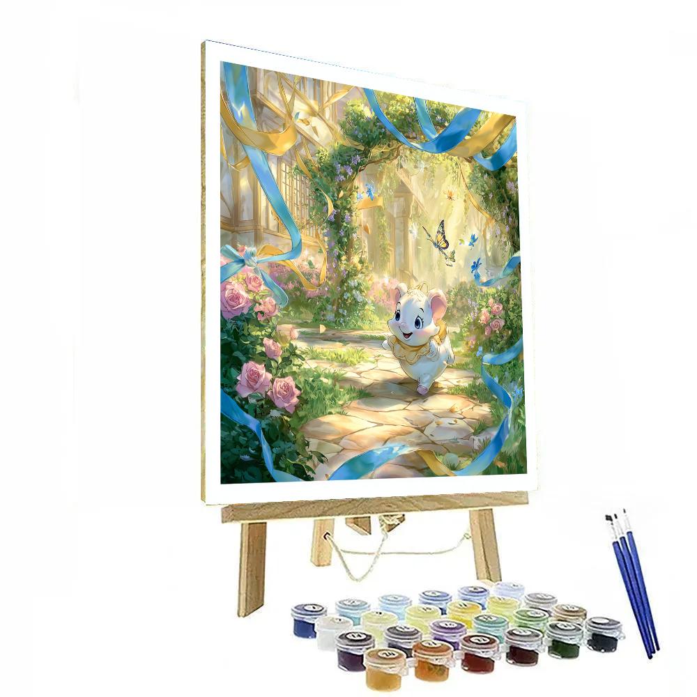 Mrs Potts Garden Teapot Parade Disney Inspired paint by number [AI-51d45e53-c52d18dc6ff3]