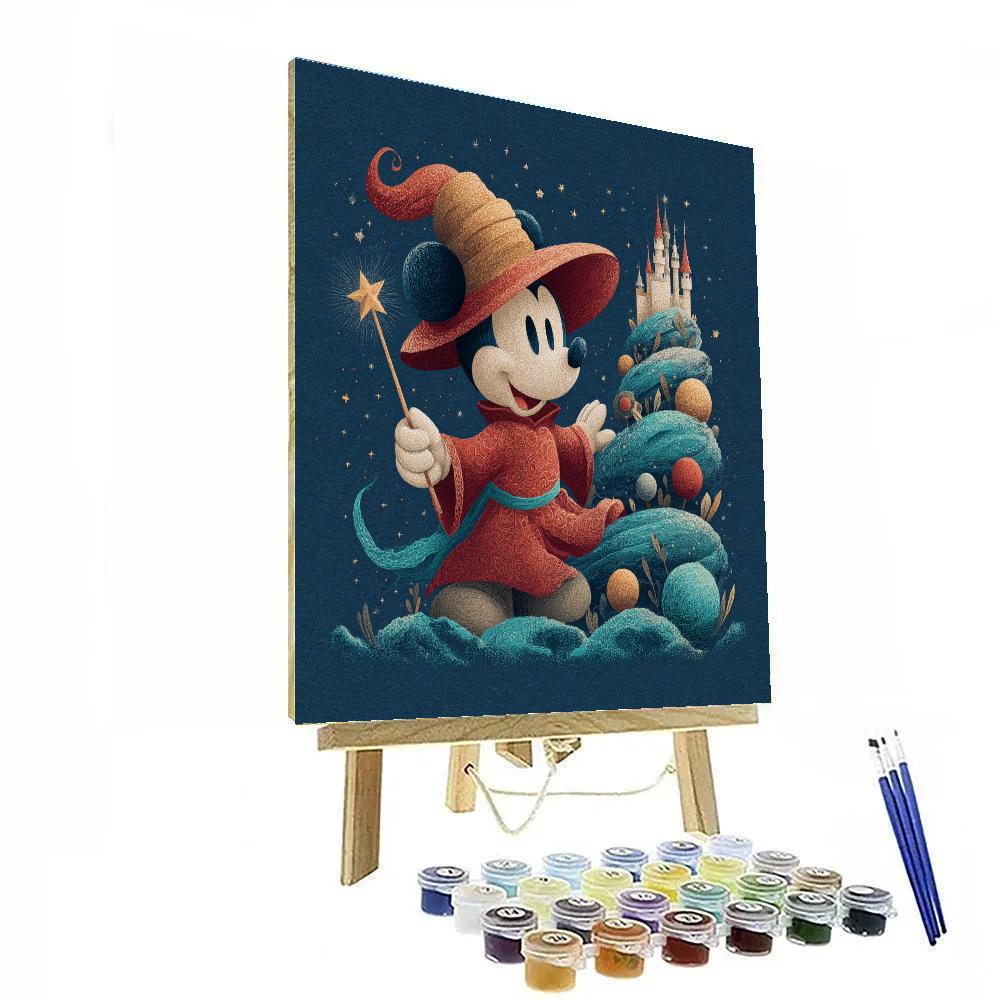 Sorcerer Mickeys Ornament Galaxy Tree Numbered painting kits [AI-5e59570e-8c1fafc5a31d]