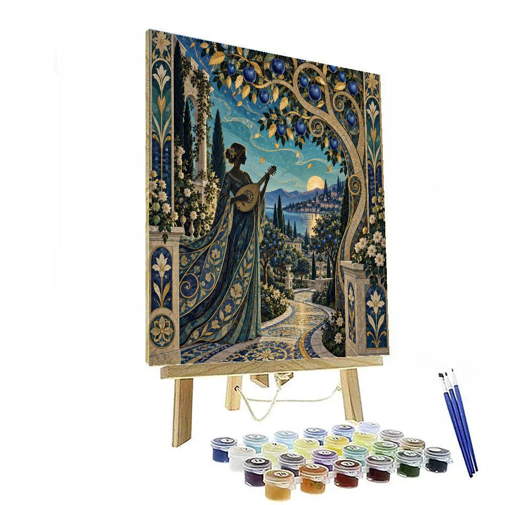 Gustav Sapphire Orchard Sonata paint by numbers [AI-222b32ba-3751b1d9273a]