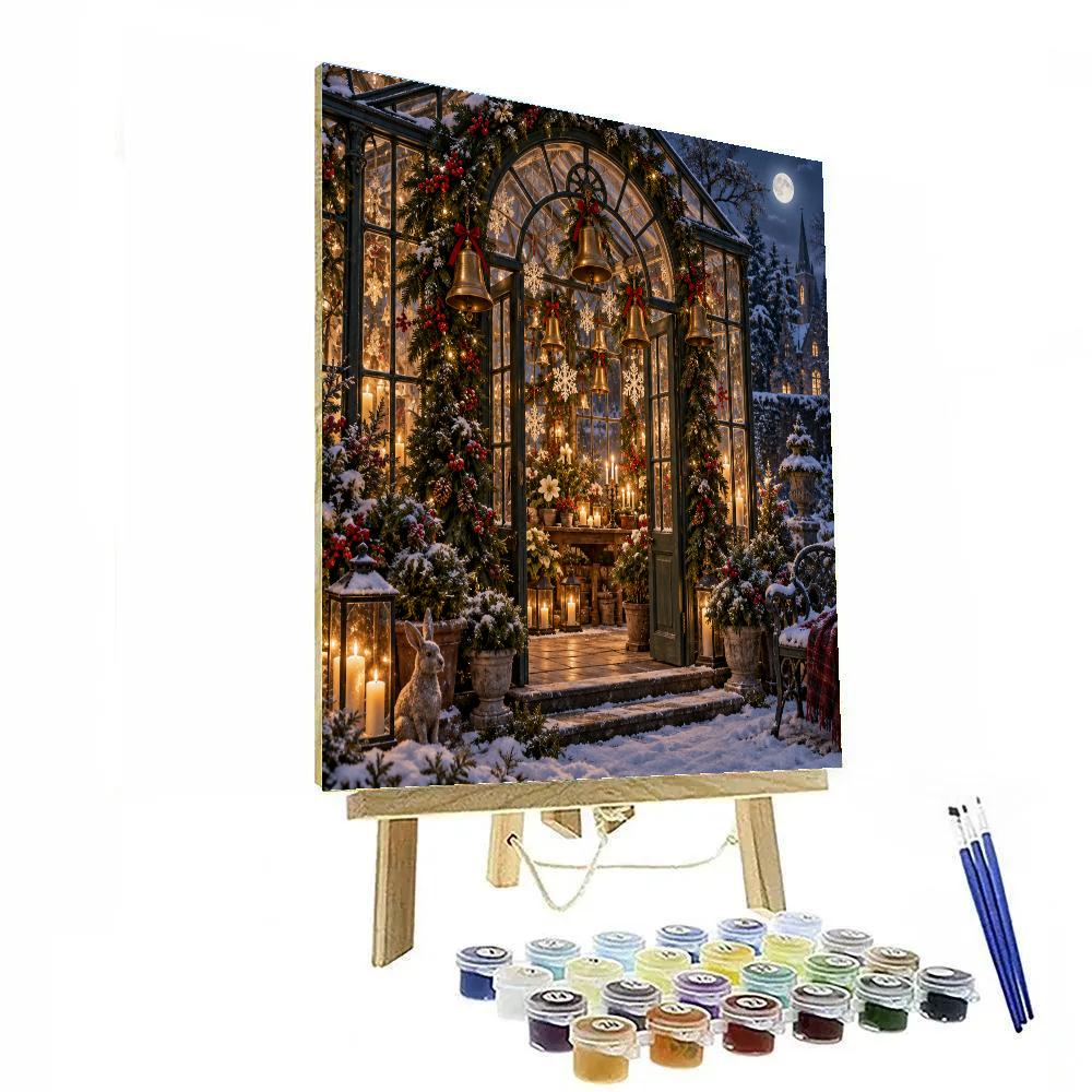 Christmas Frosted Bell Conservatory Number painting [AI-421bca77-3ceff5a574ea]