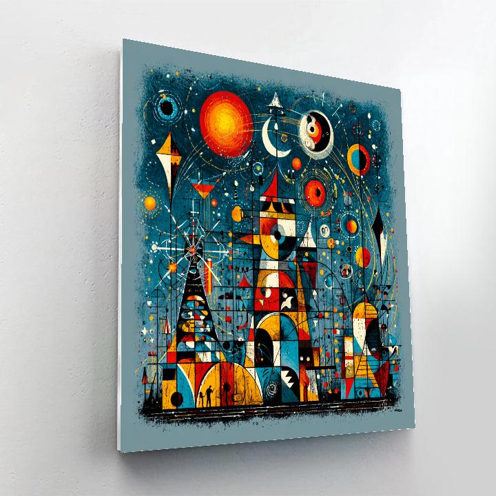 Joan Miró Inspired Dream Carnival Kites DIY paint by numbers [AI-99eda0cb-7022a5ff522f]
