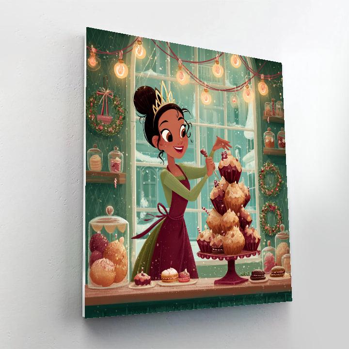 Tianas Peppermint Firefly Bakery Window Paint by numbers kits [AI-f75ae383-321612ec1425]