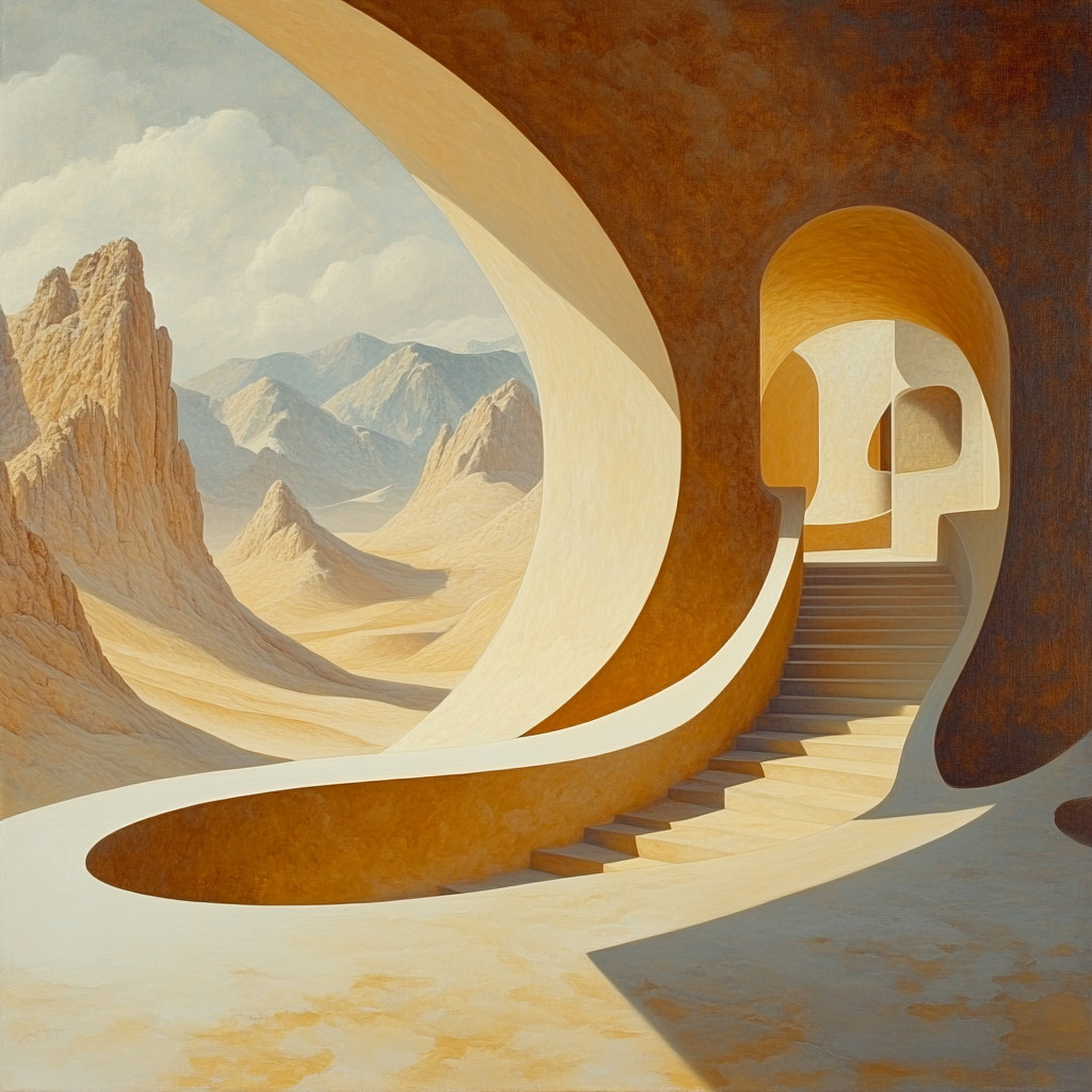 Dali Inspired Desert Dreams paint by number