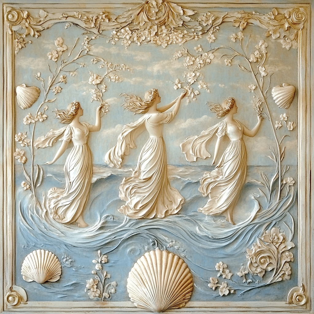 Botticelli Inspired Mythic Venus Paint by numbers art