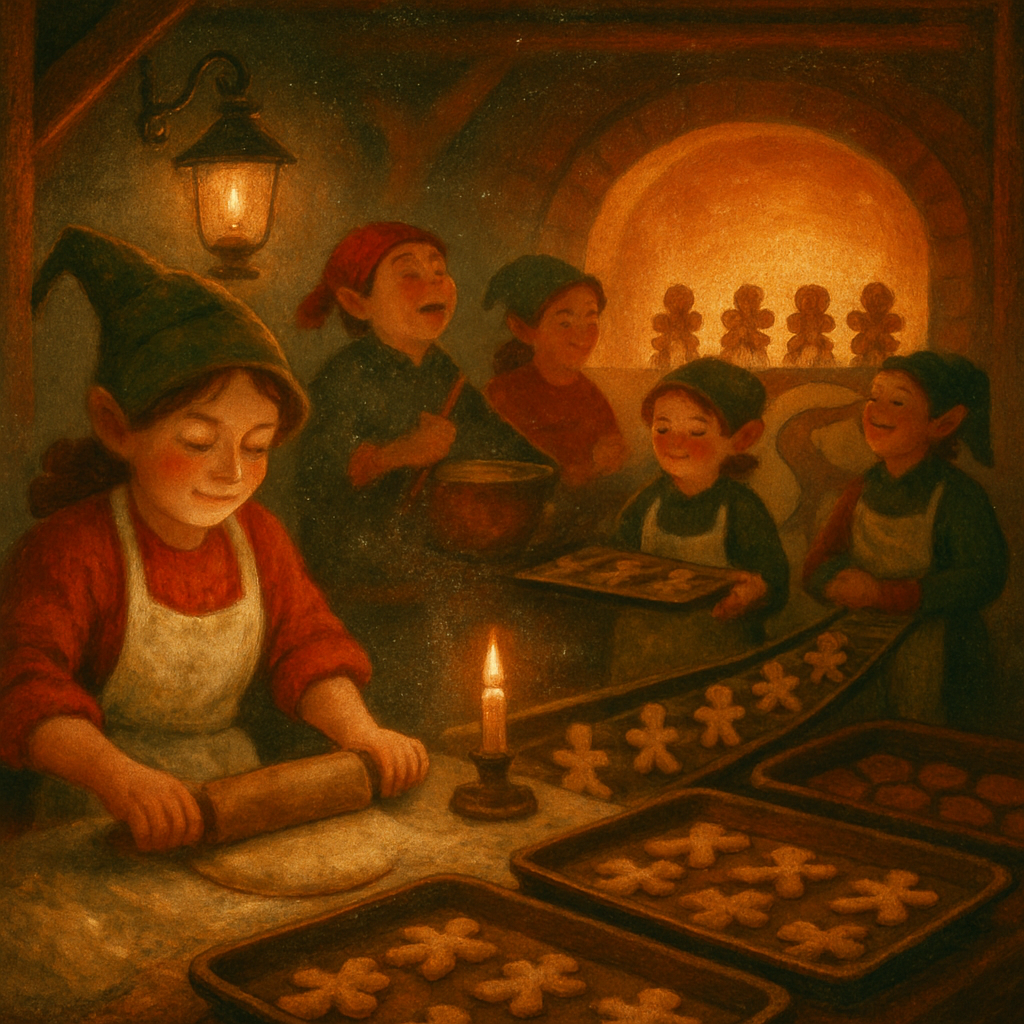 Cookie Factory Night Shift paint by numbers